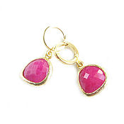 Украшения handmade. Livemaster - original item Pink earrings, jewelry earrings, children`s earrings 
