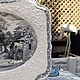 Винтаж: Краун Дюкал Прямоугольная тарелка черно белая. Тарелки винтажные. A_Queentage. Интернет-магазин Ярмарка Мастеров.  Фото №2