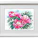 painting watercolor Pink peonies. Pictures. zazulla (zazulla). Online shopping on My Livemaster.  Фото №2