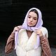 Вязаная косынка. Косынки. Ольга Устюгова (dollyknit). Интернет-магазин Ярмарка Мастеров.  Фото №2
