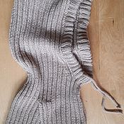 Mittens: Knitted graphite mittens