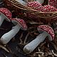  Красочные мухоморы. Елочные игрушки. Fairy tale. Ярмарка Мастеров.  Фото №5