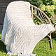  Comfy white. Пледы. Комфи (Ольга). Ярмарка Мастеров.  Фото №4