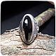 ring silver 'nautilus' with morion. Rings. Interslesar  Dmitry Kosoplechev. My Livemaster. Фото №4