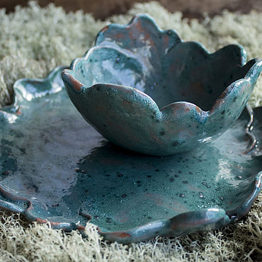 Посуда ручной работы. Ярмарка Мастеров - ручная работа LICHEN. Handmade.