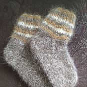 Children's socks made of dog hair