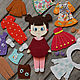 Карамелька - куколка из фетра с комплектом одежды. Одежда для кукол. 'LittleUmka' (Юлия). Ярмарка Мастеров.  Фото №5