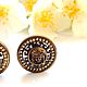 Винтаж: ВИНТАЖНЫЕ СЕРЬГИ. VERSACE. МЕДУЗА. Серьги винтажные. ВИНТАЖНАЯ НАХОДКА. УКРАШЕНИЯ.. Ярмарка Мастеров.  Фото №9