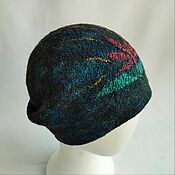Аксессуары handmade. Livemaster - original item Felted Flower Hat. Handmade.