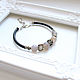Bracelet grey, Bead bracelet, Tyumen,  Фото №1
