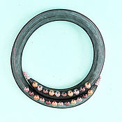 Украшения handmade. Livemaster - original item Copy of Copy of Copy of Mesh tube necklace with pearls. Handmade.