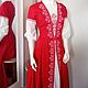 Льняное платье "Алёнушка". Платья. Творческая мастерская'Дивия'. Ярмарка Мастеров.  Фото №5