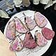 Кулоны из родонита. Кулон. gemstone. Ярмарка Мастеров.  Фото №4