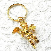 Винтаж handmade. Livemaster - original item Key chain Angel,Kirks Folly USA guardian angel,angel. Handmade.