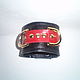 Bracelet leather    'D3D', Bead bracelet, Taganrog,  Фото №1