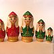 Matryoshka 3 local 'Tatar' small, Dolls1, Sarov,  Фото №1