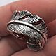 Ring: Feather-4' - 925 silver, Rings, Moscow,  Фото №1