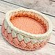 Вязанная корзиночка. Корзины. plush.baby. Интернет-магазин Ярмарка Мастеров.  Фото №2