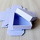 7x7x3 см, коробка крышка+дно, сиреневый дизайн.картон. Коробки. Master-Pack. Ярмарка Мастеров.  Фото №5