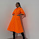 Midi quilted skirt (orange), Skirts, Moscow,  Фото №1