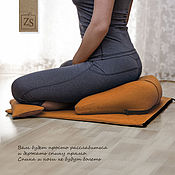 Meditation set (pillow, mat, bags) / roller as a gift