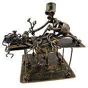 Подарки к праздникам handmade. Livemaster - original item Figurine: Urologist - motolyubiteley. Handmade.