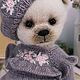 Мишка Тедди Лилак. Teddy bear. Мишки Тедди. Тахтамир Наталья. Интернет-магазин Ярмарка Мастеров.  Фото №2