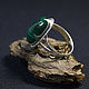 Order Ethnic ring with malachite. 925 sterling silver. stepan-klimov. Livemaster. . Rings Фото №3