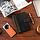 Notebook on the rings of genuine leather, Notebooks, Moscow,  Фото №1