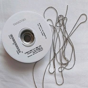 Материалы для творчества ручной работы. Ярмарка Мастеров - ручная работа Стразовая цепочка Сваровски. Handmade.