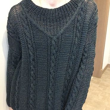 Одежда ручной работы. Ярмарка Мастеров - ручная работа Пуловер Moss. Handmade.