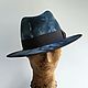 Fedora 'Agent S' felt hand-dyed hat, Hats1, St. Petersburg,  Фото №1