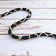String of beads Blue Snake