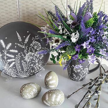Посуда ручной работы. Ярмарка Мастеров - ручная работа Набор "Травы луговые". Handmade.