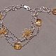 Order Bracelet made of 925 silver and natural citrine. marusjy. Livemaster. . Bead bracelet Фото №3