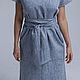 Order Linen dress with belt. e-fashionspb. Livemaster. . Dresses Фото №3
