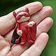 Заказать Винтаж: CARLTON CARDS LAPEL RED DEVIL HALLOWEEN. Брошь. KoBh05B4. Костюм и брошь. Ярмарка Мастеров. . Броши винтажные Фото №3