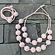 Felted beads and bracelet soft pink set. Jewelry Sets. snezhana-snezhina (snezhanap). My Livemaster. Фото №4