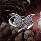 butterfly ring. Ring Moth. Ring in the form of a butterfly. silver. Rings. Mastenarium (mastenarium). My Livemaster. Фото №4