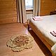 Ковер вязанный крючком, ручная работа "Лотос". Ковры для дома. Podarki-igrushki-suveniry. Ярмарка Мастеров.  Фото №4