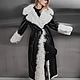 Дубленка long white тиградо лаковая кожа. Дубленки. YANA KRAFT BRAND. Ярмарка Мастеров.  Фото №14