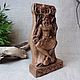 Kernunn, Wooden statuette, Celtic god made of wood. Figurines. DubrovichArt. My Livemaster. Фото №5