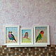 With the purchase of two paintings from the collection Colourful birds http://www.livemaster.ru/galinakokina?cid=453301 discount 10% when you buy three or more paintings are 15% discount.
