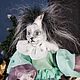  Пьеро,  кошка. Будуарная кукла. Faces Of Venice. Ярмарка Мастеров.  Фото №5