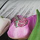 Кольцо "Рубиновая бабочка" из серебра с натуральными камнями. Кольца. РОСКОШЬ СЕРЕБРА. Ярмарка Мастеров.  Фото №5