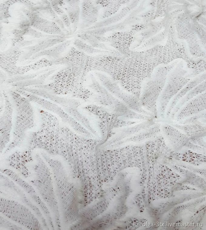 White openwork cloth, Fabric, Ramenskoye,  Фото №1