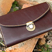 Сумки и аксессуары handmade. Livemaster - original item Wallet clutch genuine leather. Handmade.