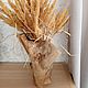 Ваза для сухоцветов Driftwood Art  из морского дерева, Вазы, Анапа,  Фото №1