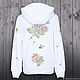 Hoodie Westfalische flowers. Jumpers. decades. Online shopping on My Livemaster.  Фото №2