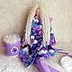 Tilda Bath Angel Doll in lilac-Cotton swab holder. Tilda Dolls. Diamant of Happiness. Online shopping on My Livemaster.  Фото №2